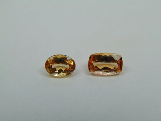 2.55ct Topázio Imperial 8x5mm 7x5mm