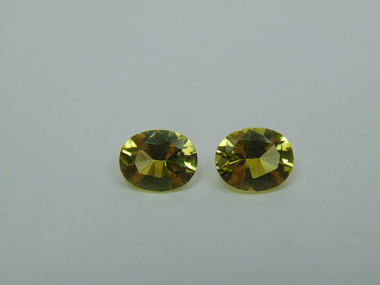 4.28ct Green Gold 10x8mm