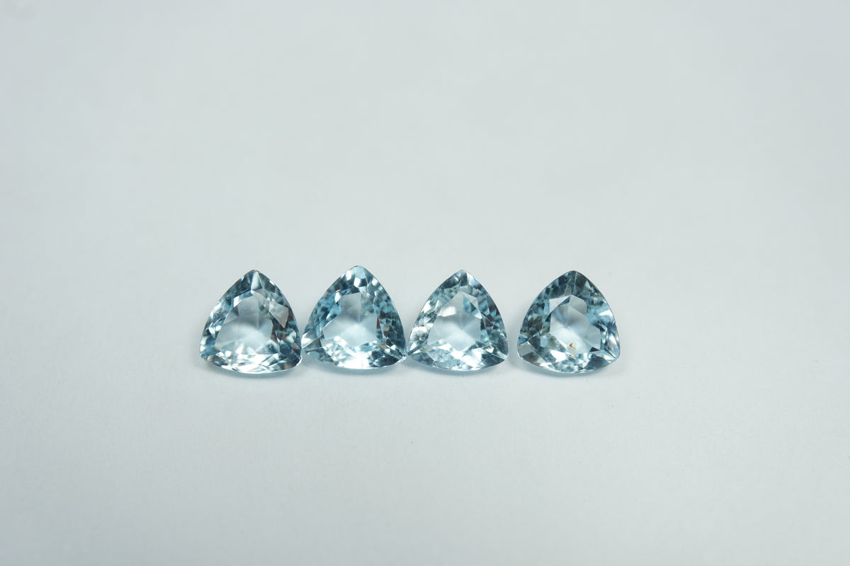 1.85ct Águas-marinhas calibradas 5mm