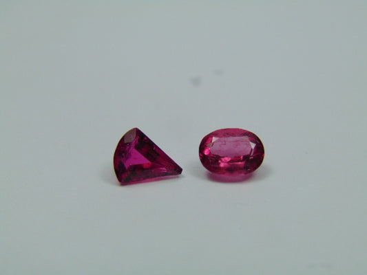 2.15ct Rubellite 7x6mm 8x6mm
