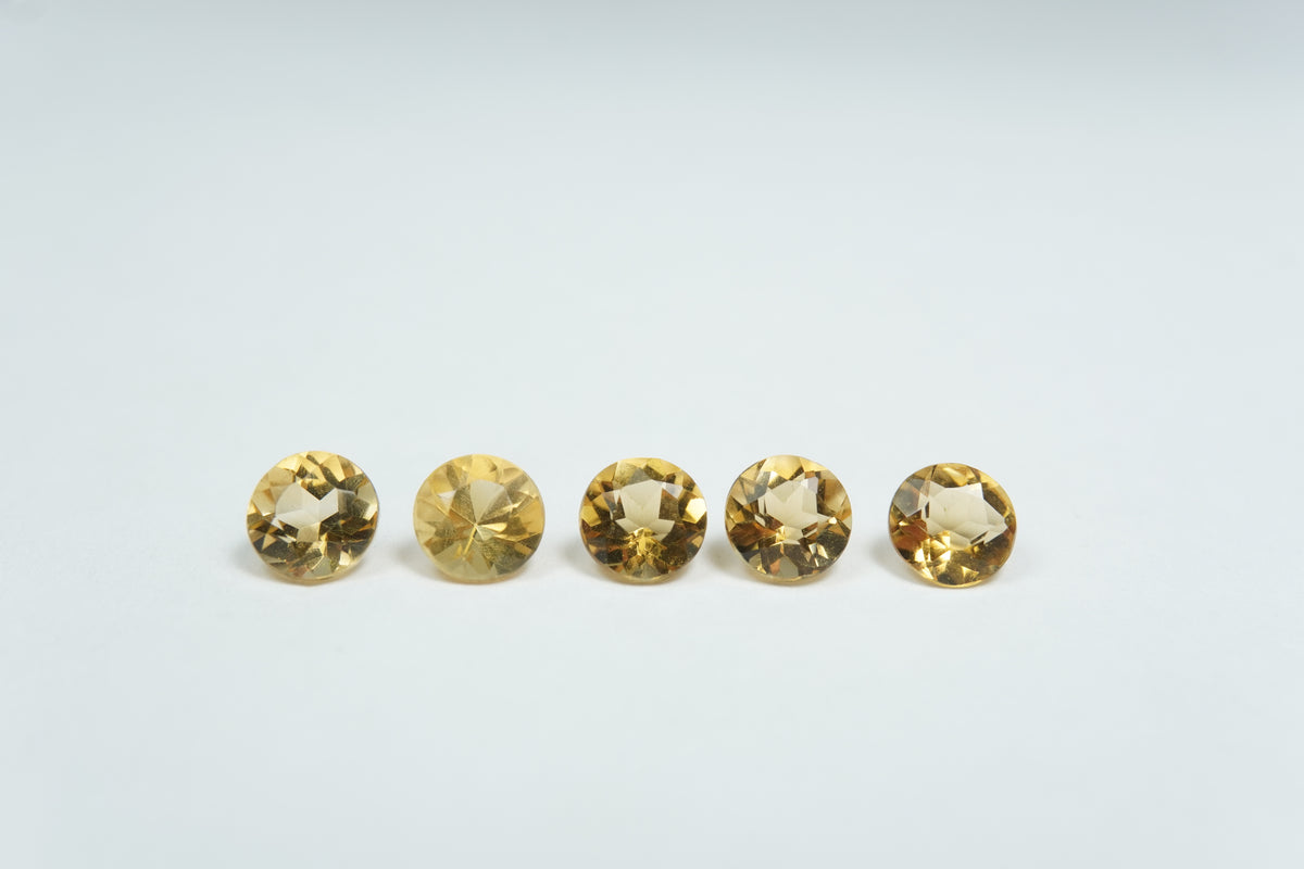 2.34ct Citrinos 5mm