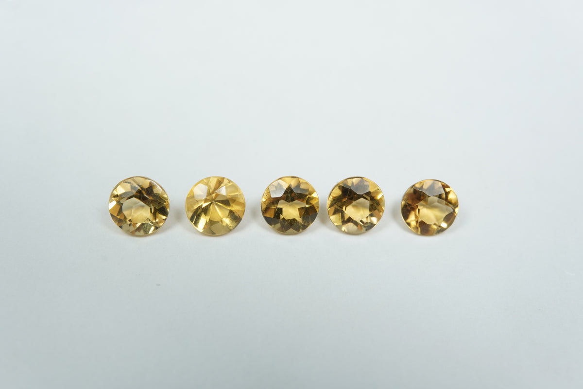 2.34ct Citrinos 5mm