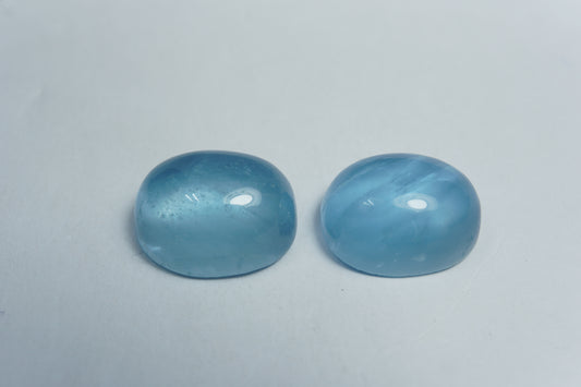 22.20ct Água-marinha cabochão 15x11mm
