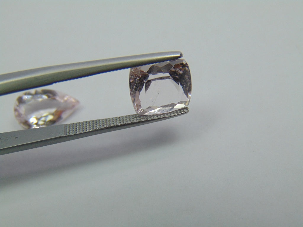 4.85ct Morganita 11x8mm 9mm