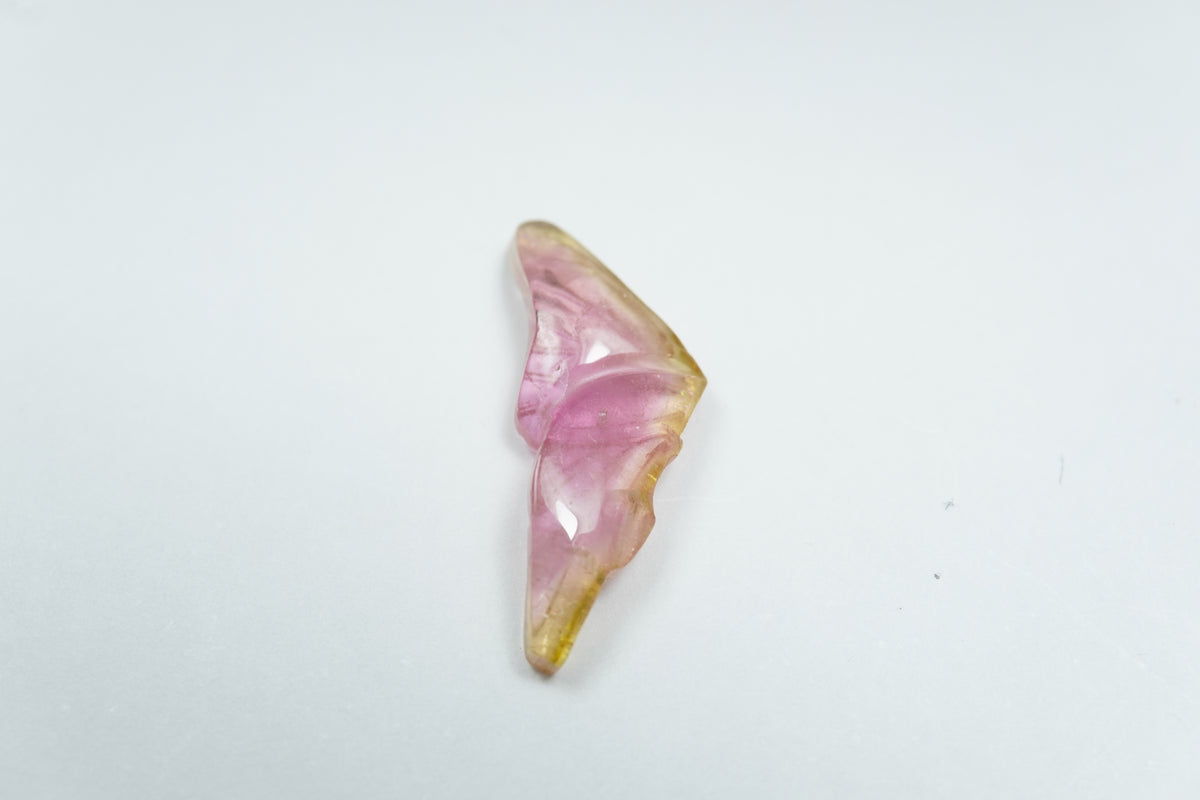 3.54ct Turmalina bicolor 21x8mm