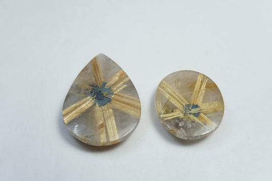 33.80ct Rutilo 25x17mm / 18x15mm