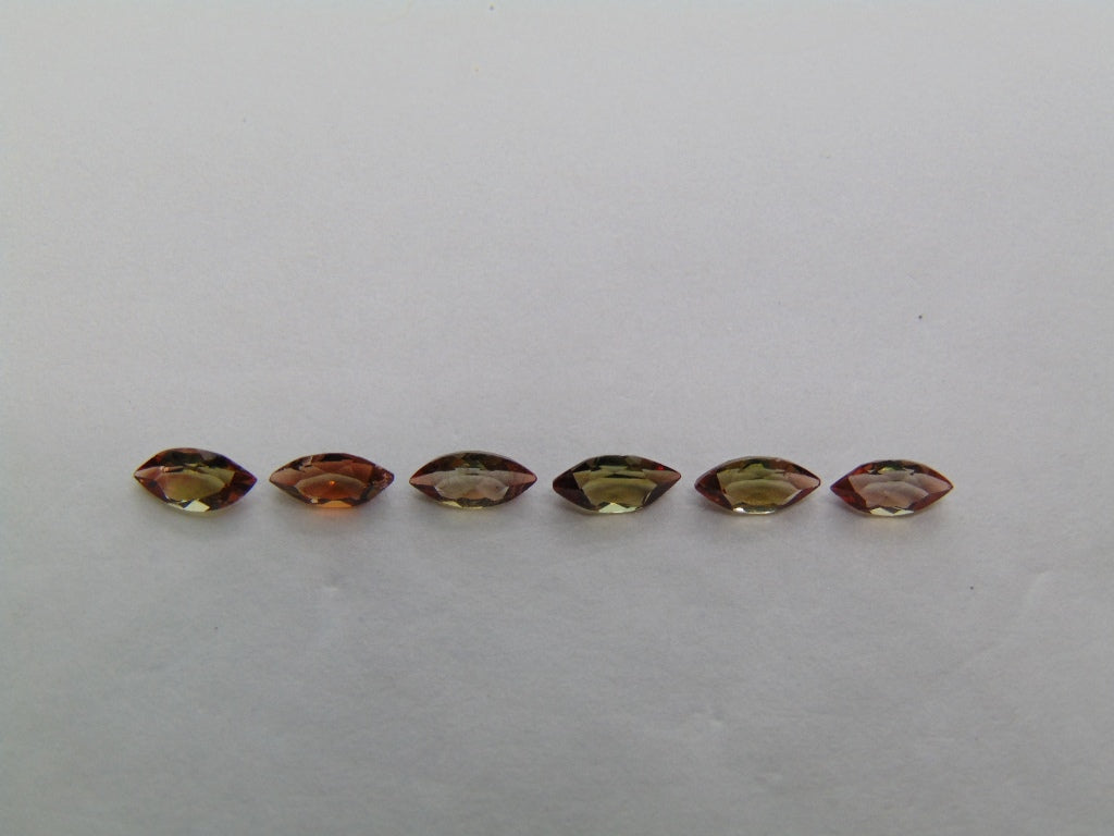 1.34ct Andalusite Calibrated 6x3mm