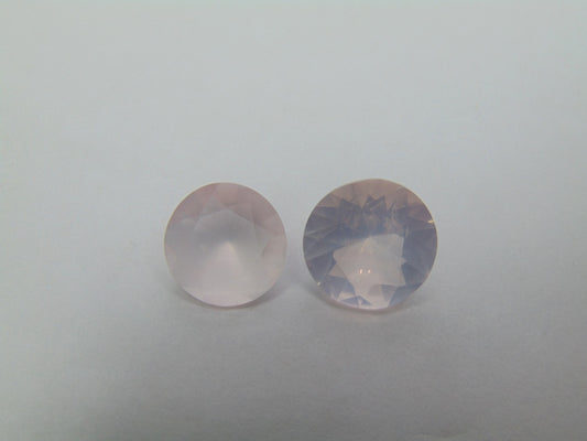 11.50ct Quartz Rose 12mm 13mm