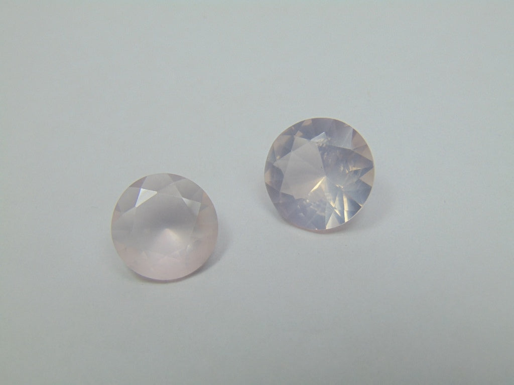 11.50ct Quartz Rose 12mm 13mm