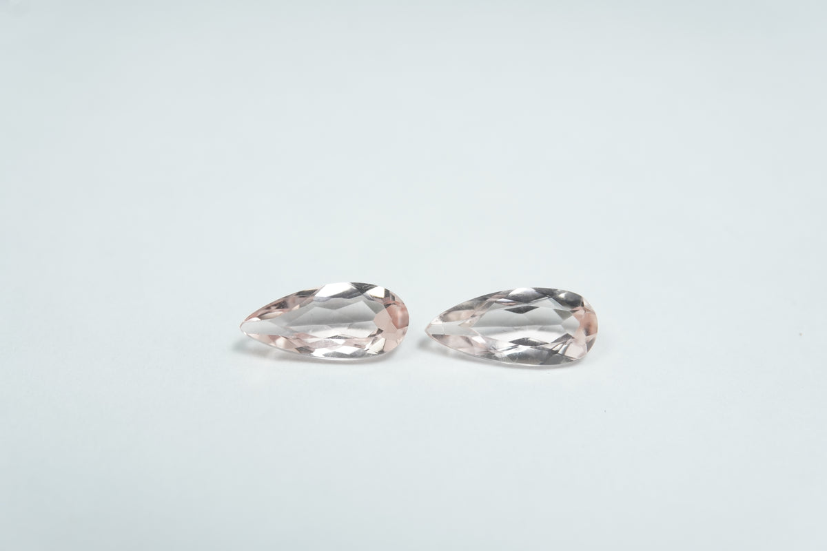 2ct Topázios imperiais 10x4mm / 9x4mm
