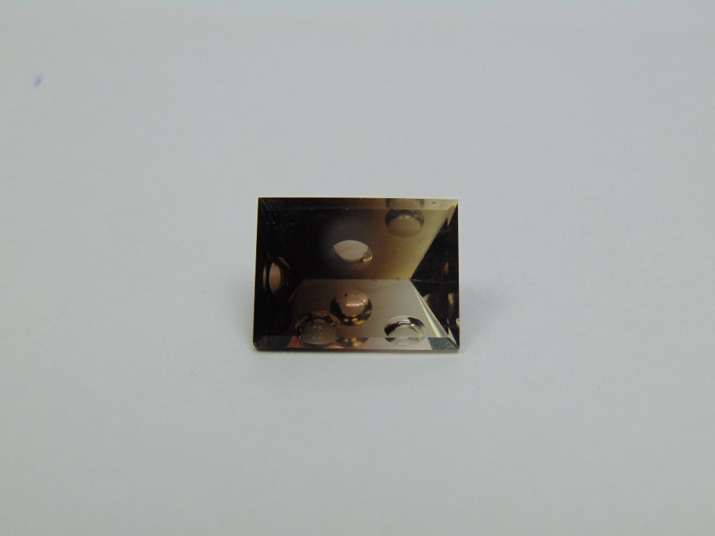 8,75ct Quartzo Bicolor 15x11mm