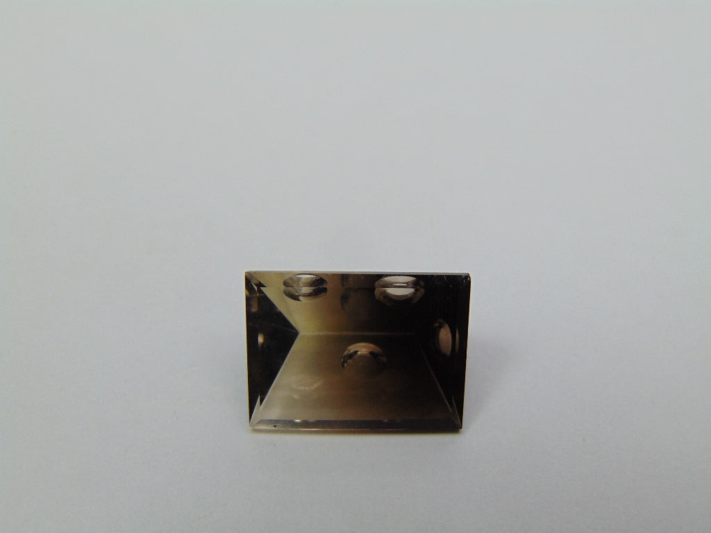 8,75ct Quartzo Bicolor 15x11mm