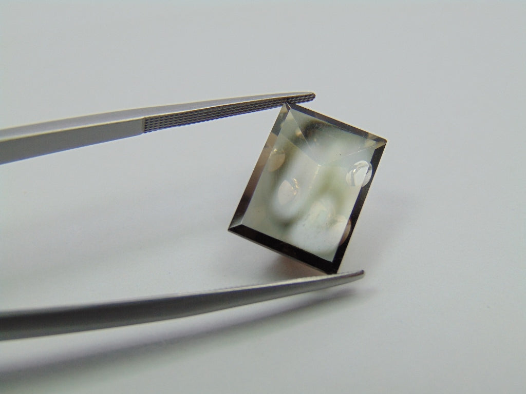 8,75ct Quartzo Bicolor 15x11mm