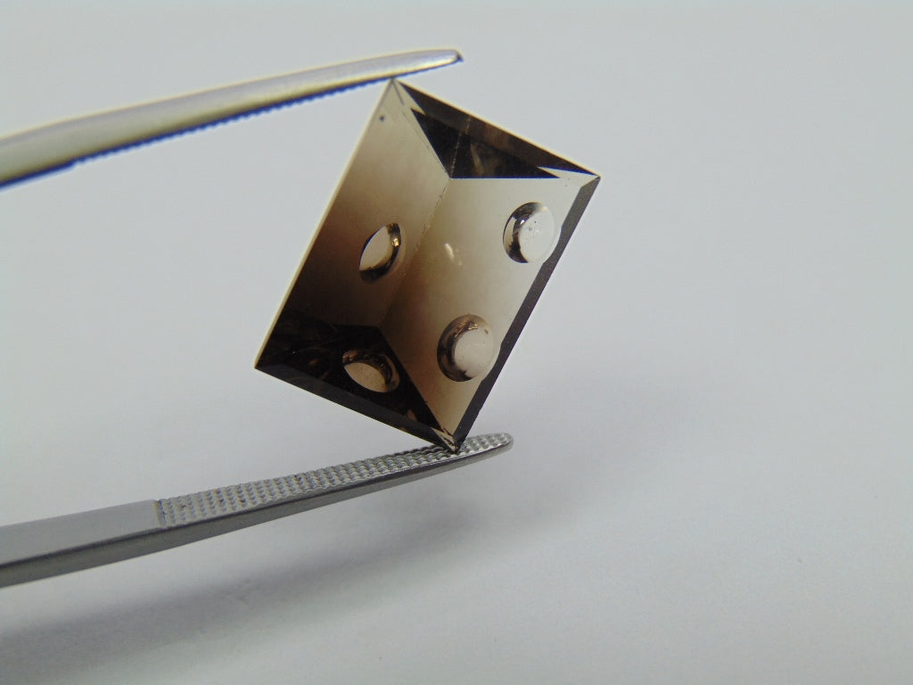 8,75ct Quartzo Bicolor 15x11mm
