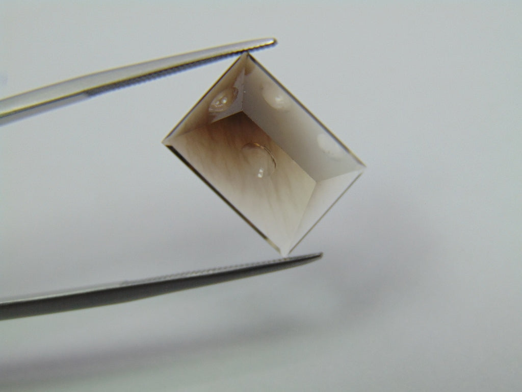 8,75ct Quartzo Bicolor 15x11mm