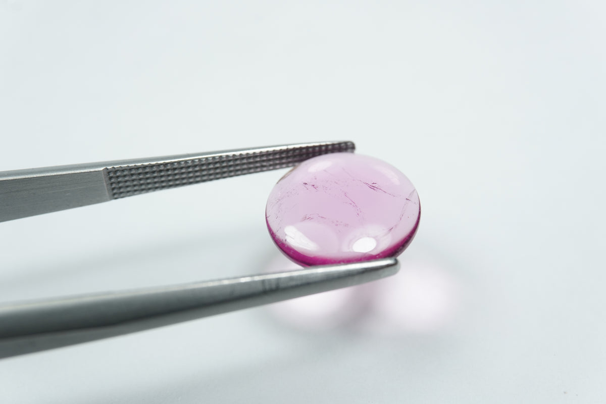 2.18ct Turmalina cabochão 11mm