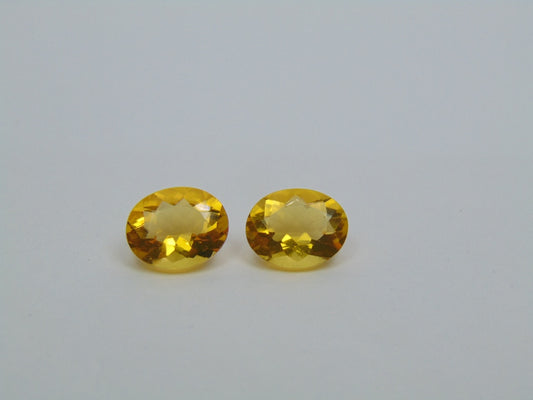 Par de Opala de Fogo 2,90ct 9x7mm