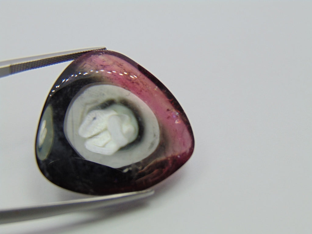 40.40ct Tourmaline bicolor 27mm