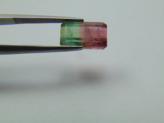 4.60ct Turmalina Bicolor 12x7mm