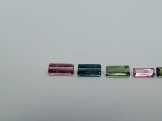 Mistura de turmalina de 4,90 ct