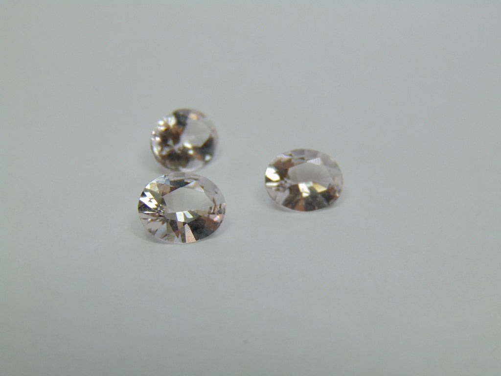 Morganita 4 ct Calibrada 9x7mm