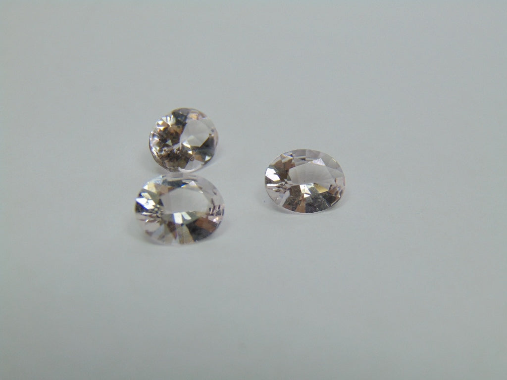 Morganita 4 ct Calibrada 9x7mm