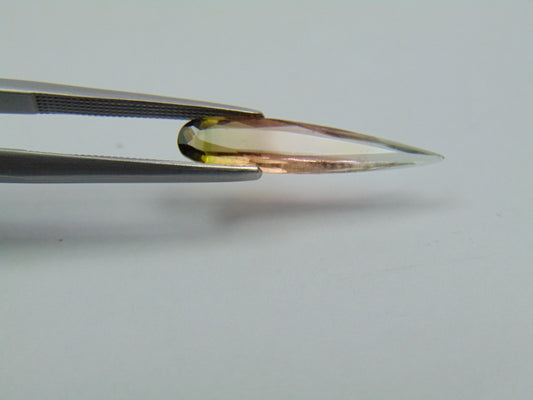 1.56ct Turmalina Bicolor 21x4mm