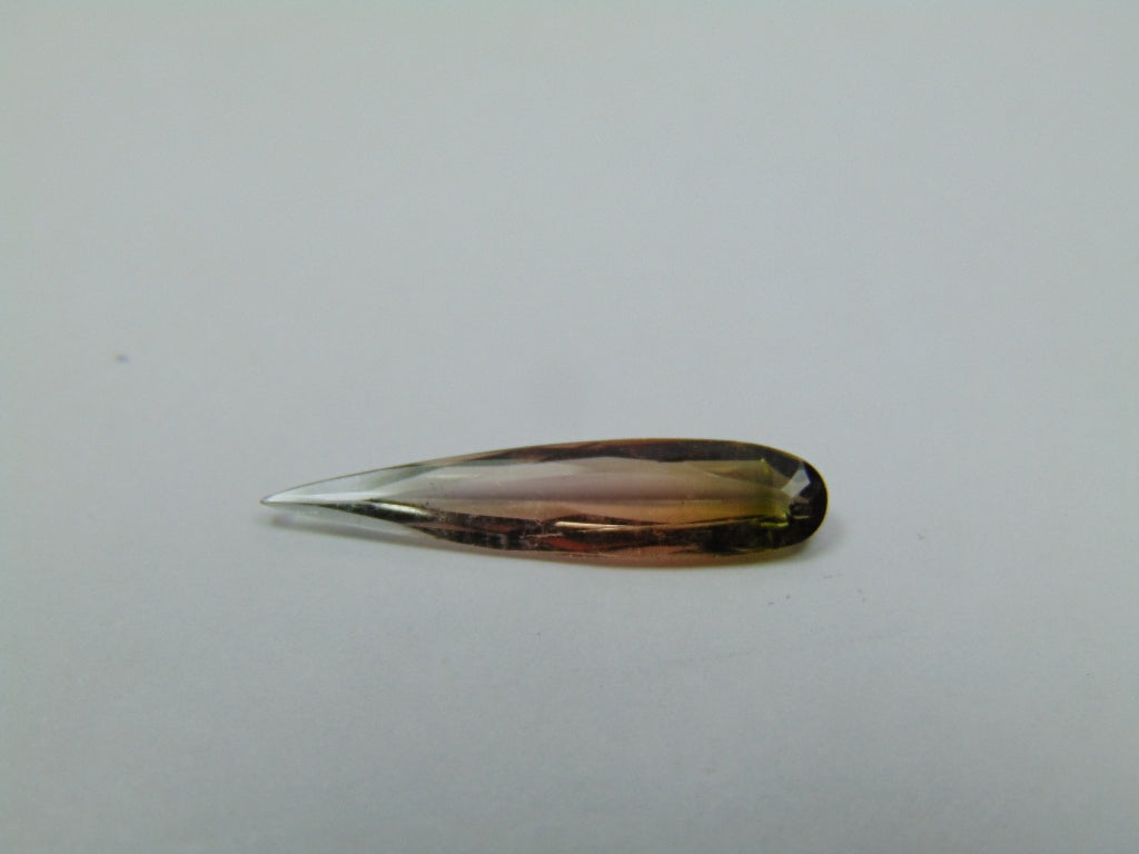 1.56ct Turmalina Bicolor 21x4mm