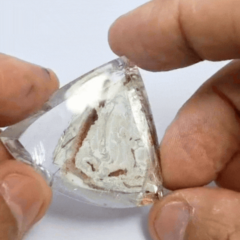 82.90ct Quartz Inclusion 42x38mm