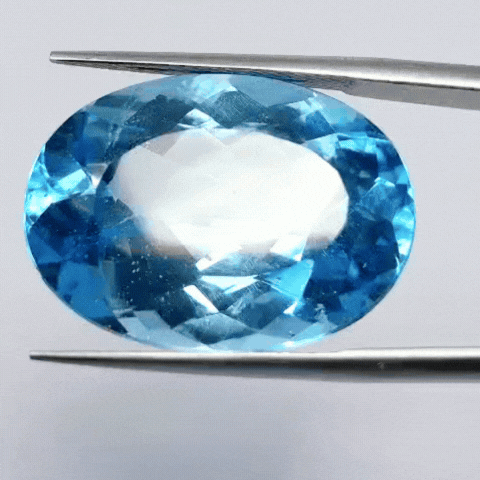 31.95ct Topázio Azul Suíço 22x16mm
