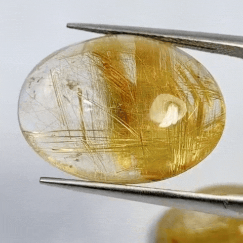 29.50ct Rutile Cabochon 20x15mm 18x14mm