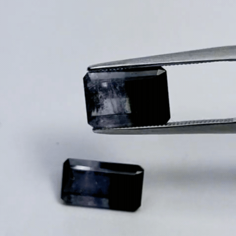 7.64ct Turmalina Bicolor 11x7mm 11x6mm