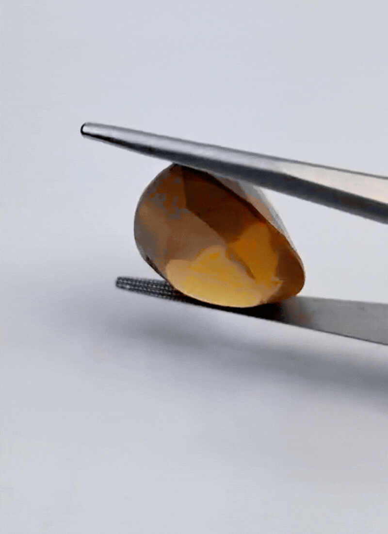 37.25ct Citrino 30x18mm