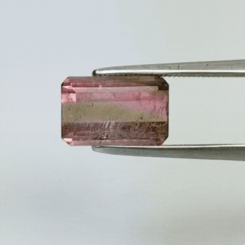 3.80ct Tourmaline Bicolor 11x7mm