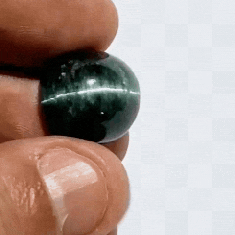 Turmalina 8,20ct com listra 13x11mm