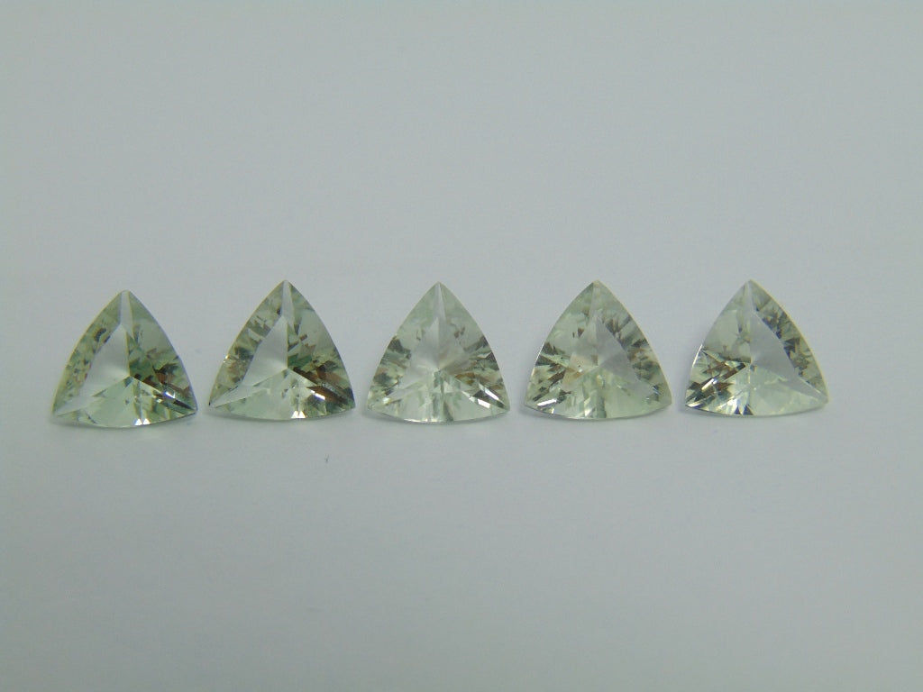 Prasiolita calibrada 9,5mm de 10,40ct
