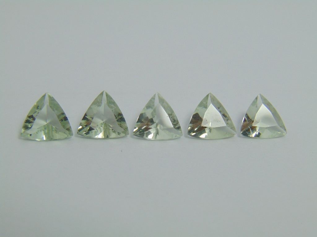 Prasiolita calibrada 9,5mm de 10,40ct