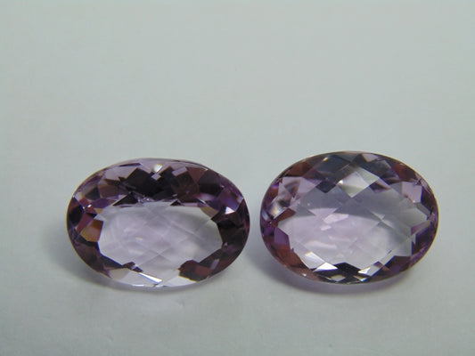 Par de Ametista 28,90ct 18x14mm