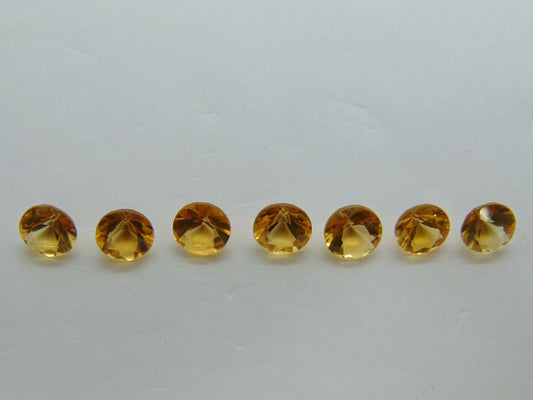 5,80ct Citrino Calibrado 6mm