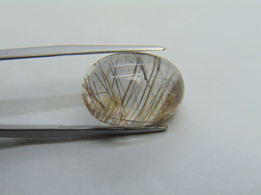 Inclusão de quartzo de 14,65 ct 18 x 12 mm