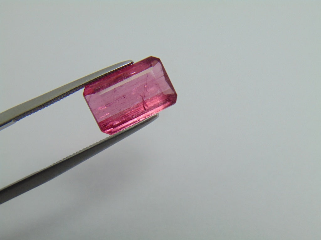 3.75ct Tourmaline Pink 12x8mm