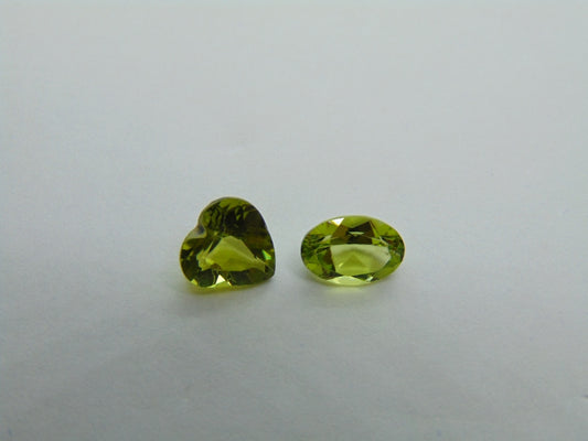 2,10ct Peridot 7mm 7x5mm