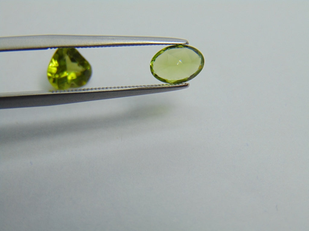 2.10ct Peridot 7mm 7x5mm