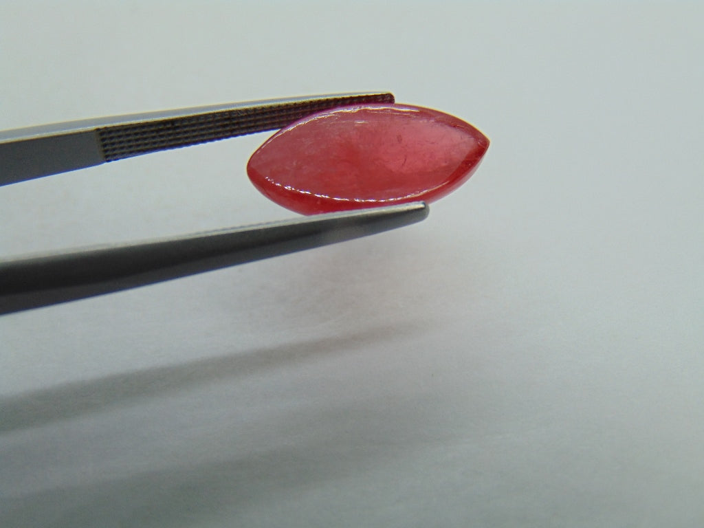 5.10ct Rhodonite Cabochon 15x8mm