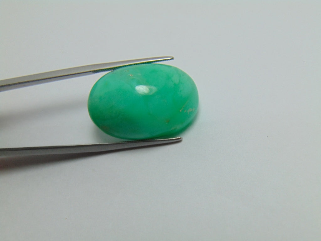 29.80ct Chrysoprase Cabochon 25x16mm