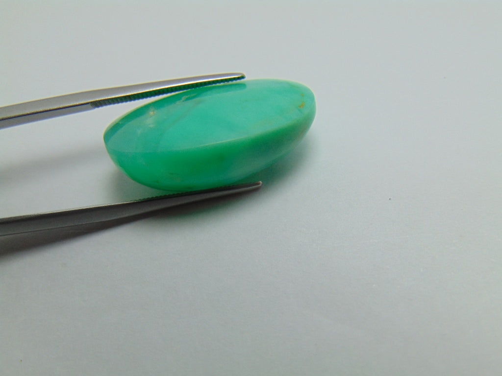 29.80ct Chrysoprase Cabochon 25x16mm