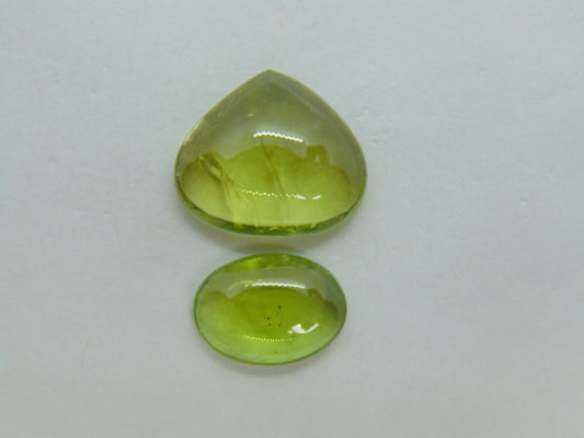 16.90ct Turmalina Cabochon 18x16mm 14x10mm