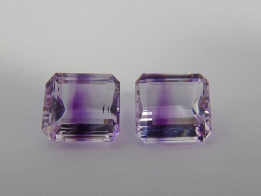 40,10 cts Ametista Bicolor (Par)