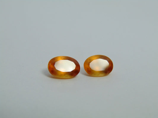 5.09ct Espessartita 9.5x7mm 10x7mm