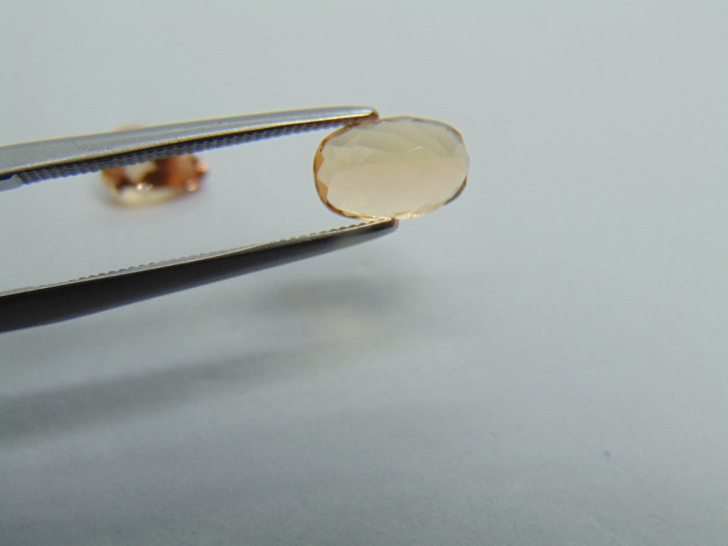 Topázio Imperial 2ct 6x4mm 8x5mm